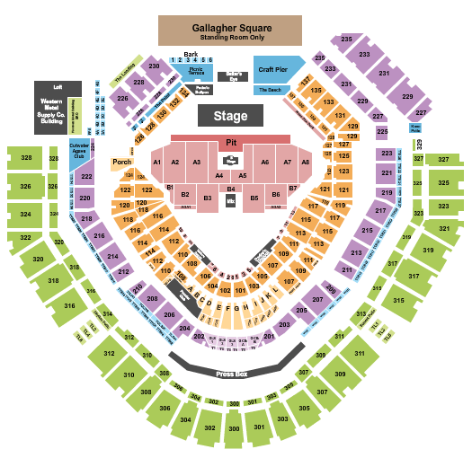 Petco Park Babymetal Seating Chart